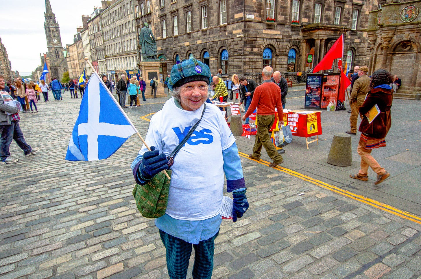 A supporter of Scottish independence A supporter of Scottish independence