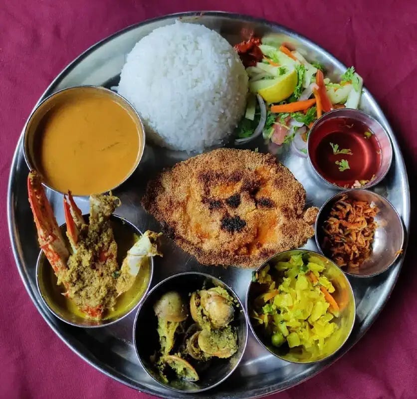Goan Cuisine (Goan Thali)