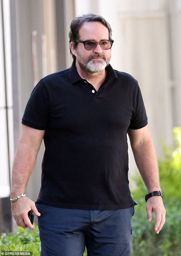 An 80s heartthrob who worked with a string of A-list stars looked unrecognizable during a rare outing in Los Angeles on Sunday