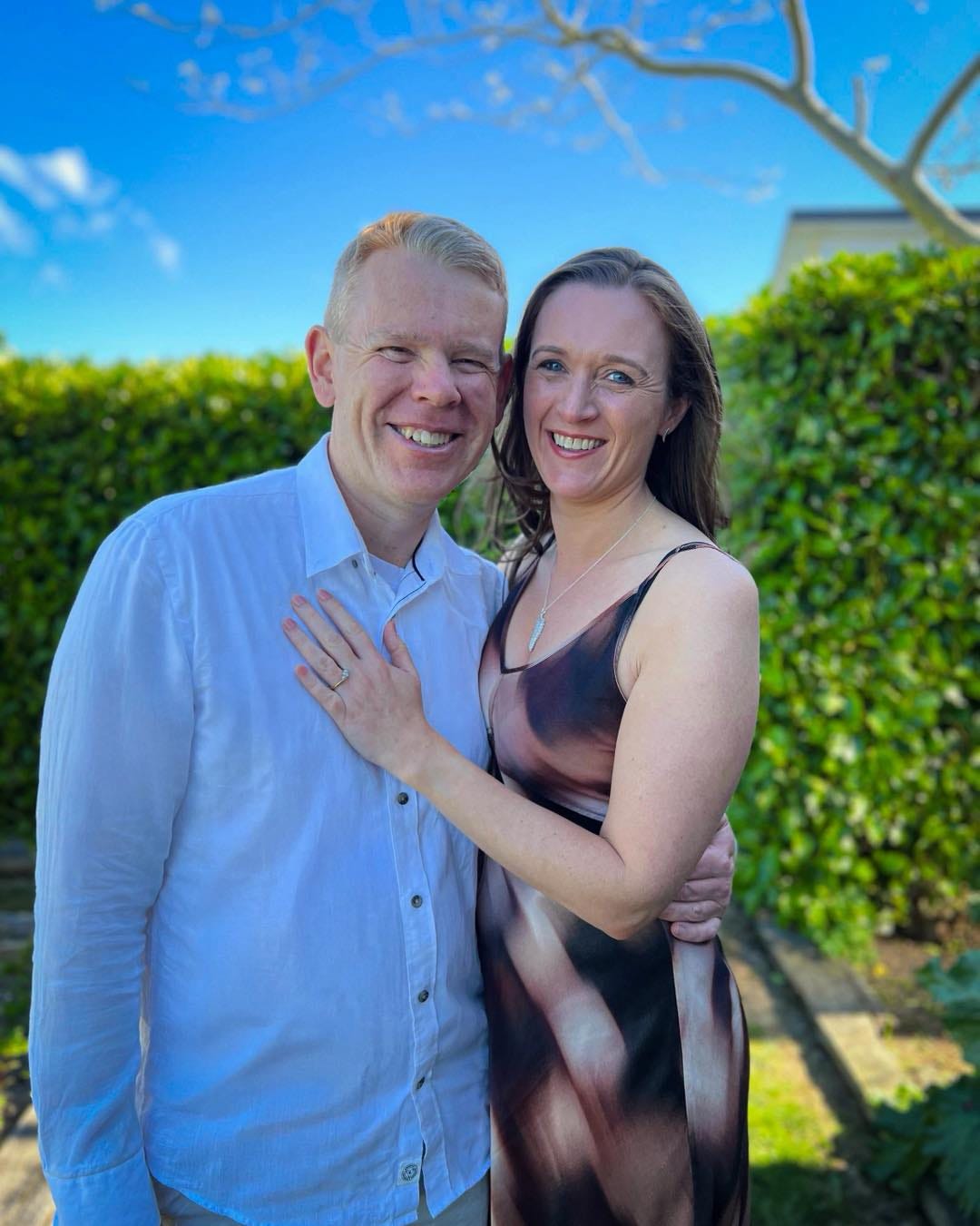 Chris Hipkins and Toni announce their engagement. Chris Hipkins and Toni announce their engagement.