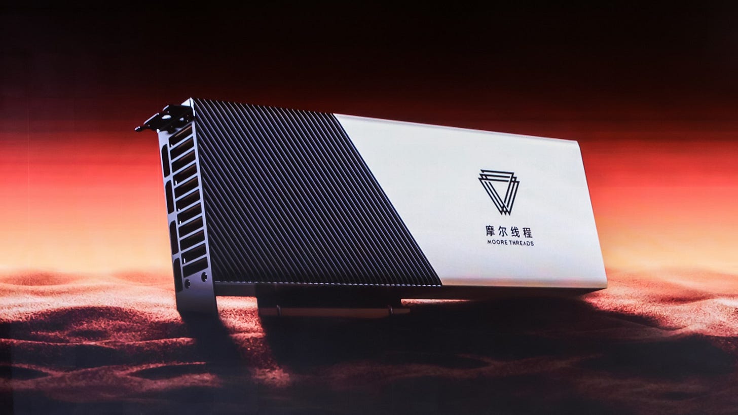 Nvidia's biggest Chinese competitor unveils cutting-edge new AI GPUs — Moore Threads S4000 AI GPU and Intelligent Computing Center server clusters using 1,000 of the new AI GPUs | Tom's Hardware Nvidia's biggest Chinese competitor unveils cutting-edge new AI GPUs — Moore Threads S4000 AI GPU and Intelligent Computing Center server clusters using 1,000 of the new AI GPUs | Tom's Hardware