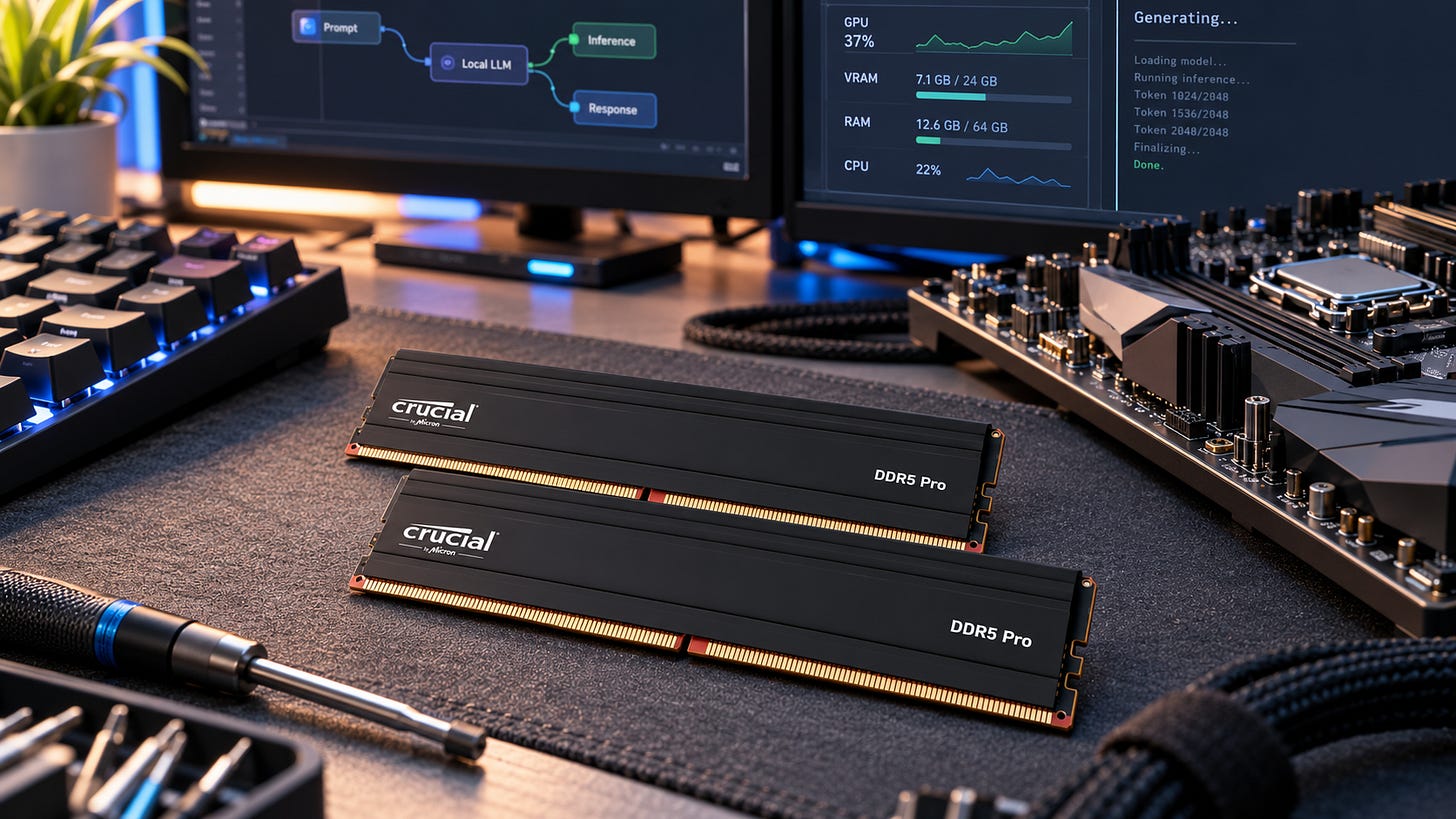 Does RAM speed matter for local LLMs? DDR5 vs capacity