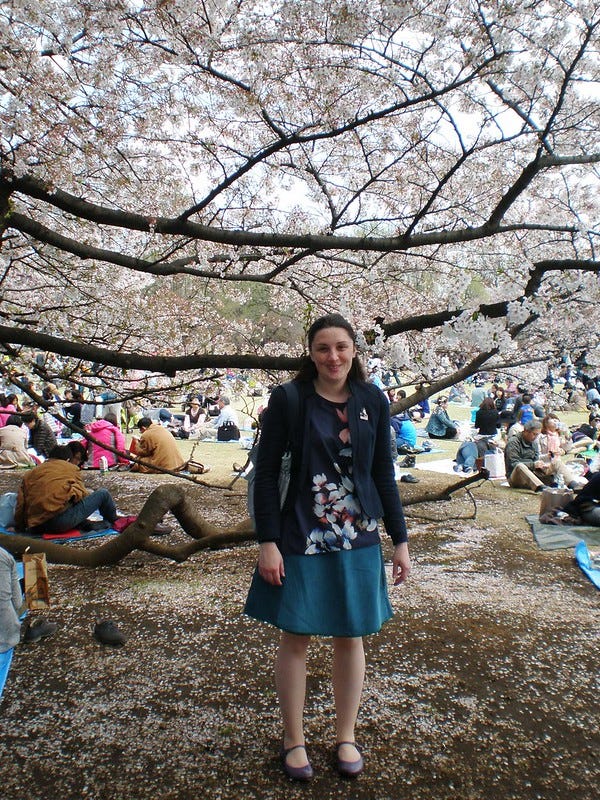 Lixie at Shinjuku Gyoen Park Lixie at Shinjuku Gyoen Park