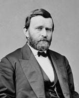Black and white photo of Ulysses S Grant by Brady c1870-restored.jpg