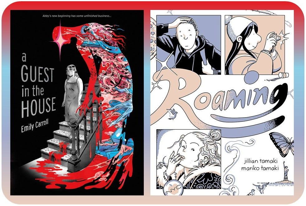 Covers to "A Guest in the House" and "Roaming"