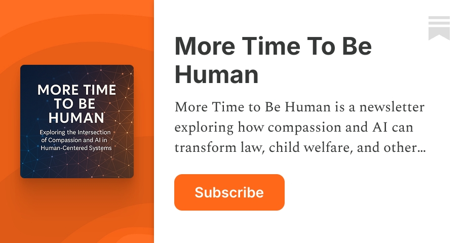 More Time To Be Human | Vivek Sankaran | Substack
