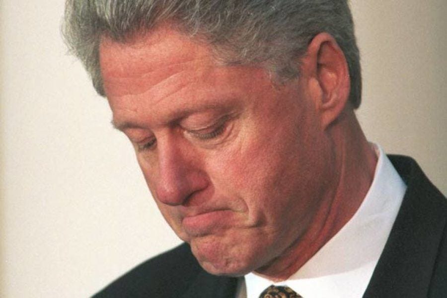 Bill Clinton lied about Monica Lewinsky and was impeached.
