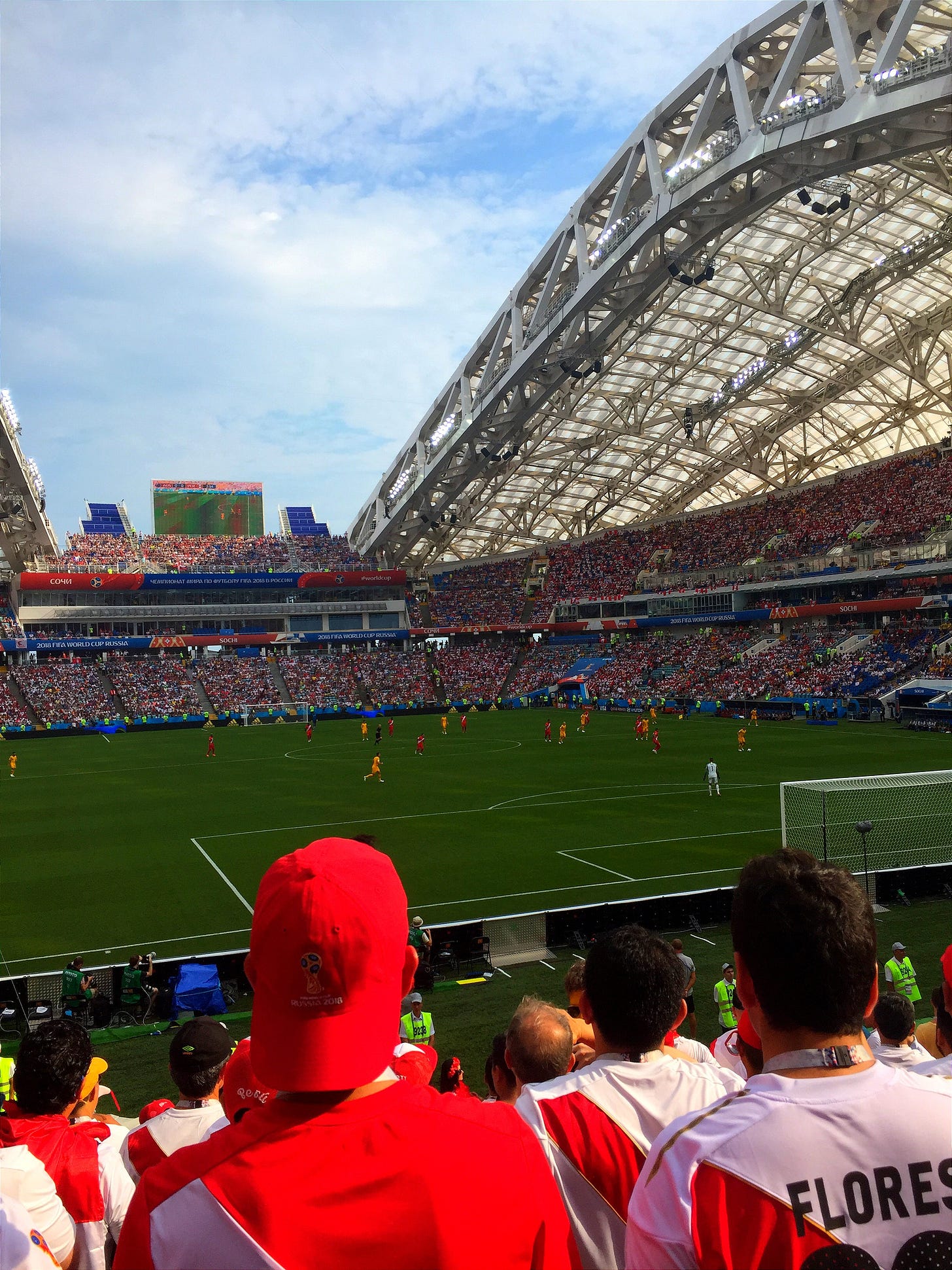 Australia v Peru in Sochi