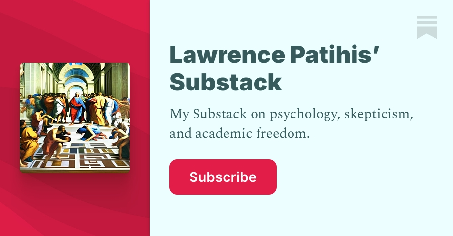 Lawrence Patihis’ Substack | Dr Lawrence Patihis, PhD | Substack
