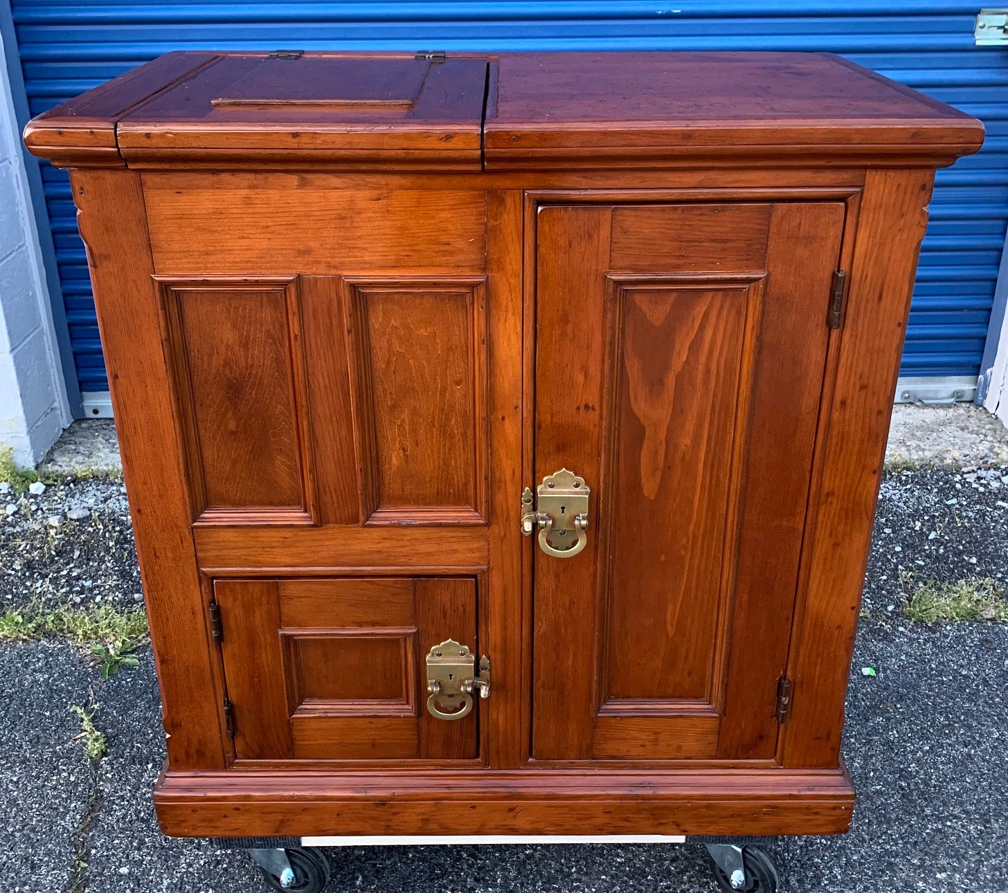 Beautiful 1905 Eddy Solid Pine Refrigerator Ice Chest Boston Ma 35.5W20D37H  Shipping is Not Free - Etsy