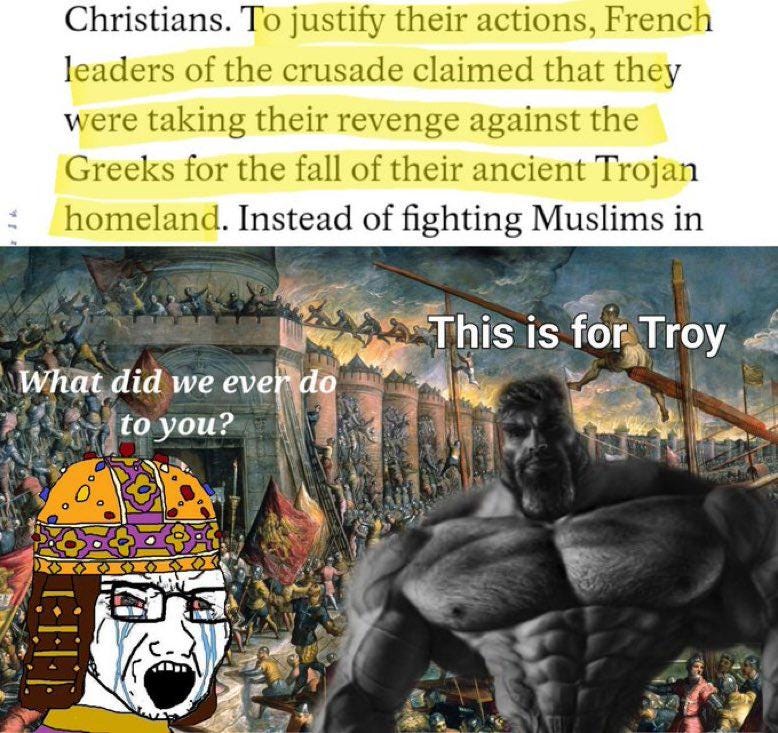 The 4th crusade real reason : r/HistoryMemes