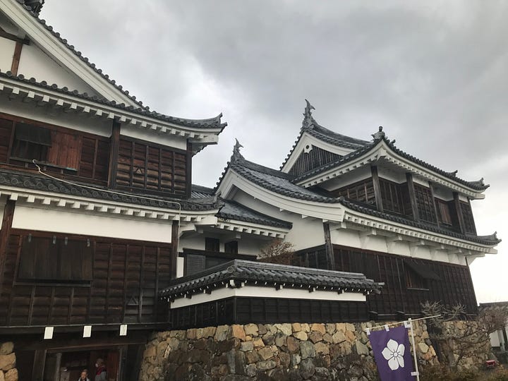 Fukuchiyama Castle and views