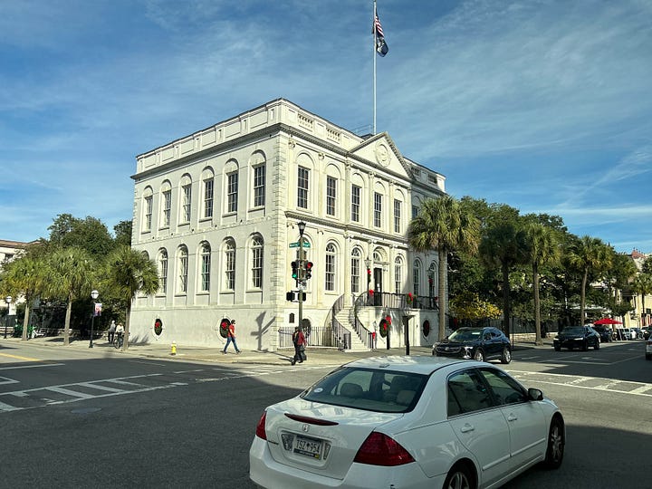 buildings, architecture, palmetto, trees, sky, streets