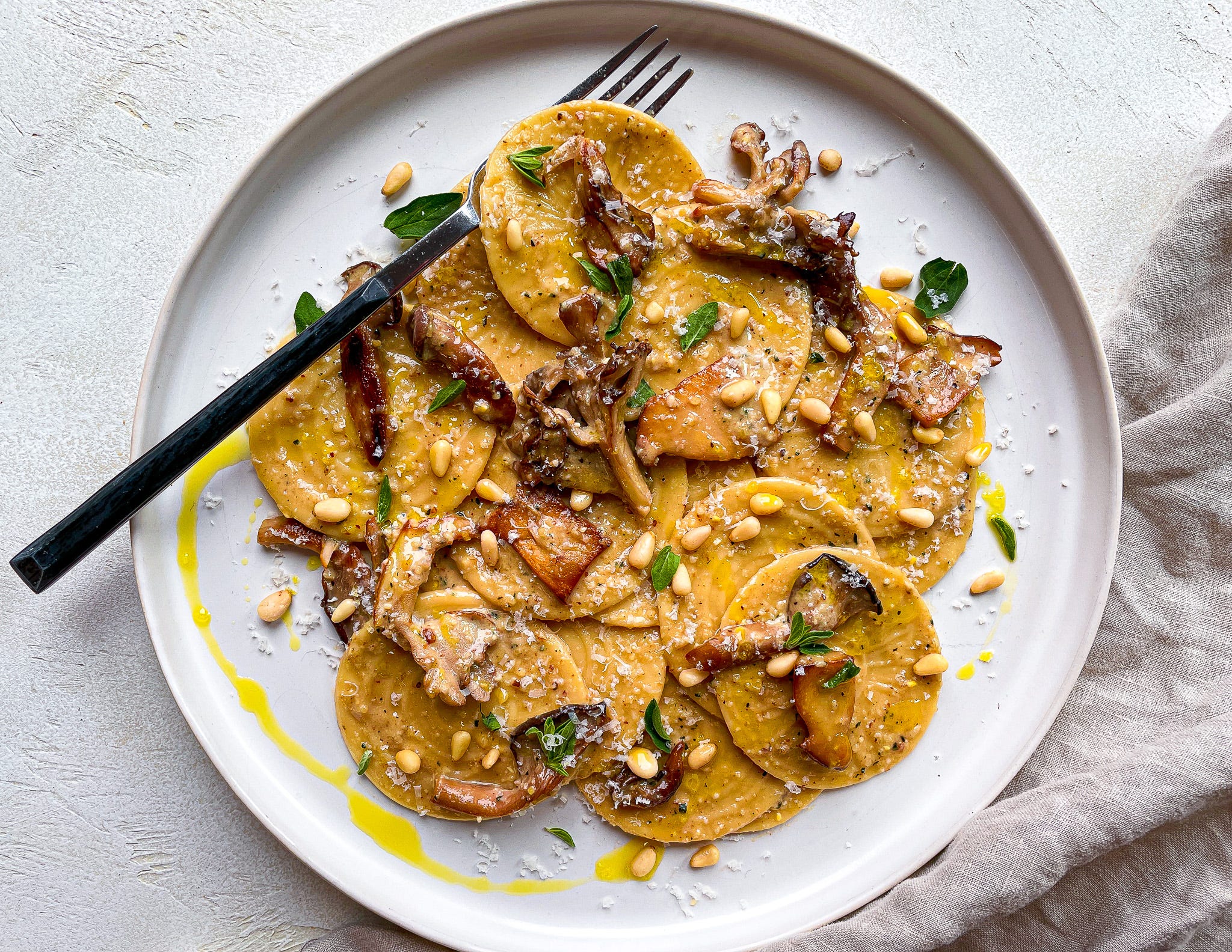 corzetti stampati, an old and regal pasta from genoa