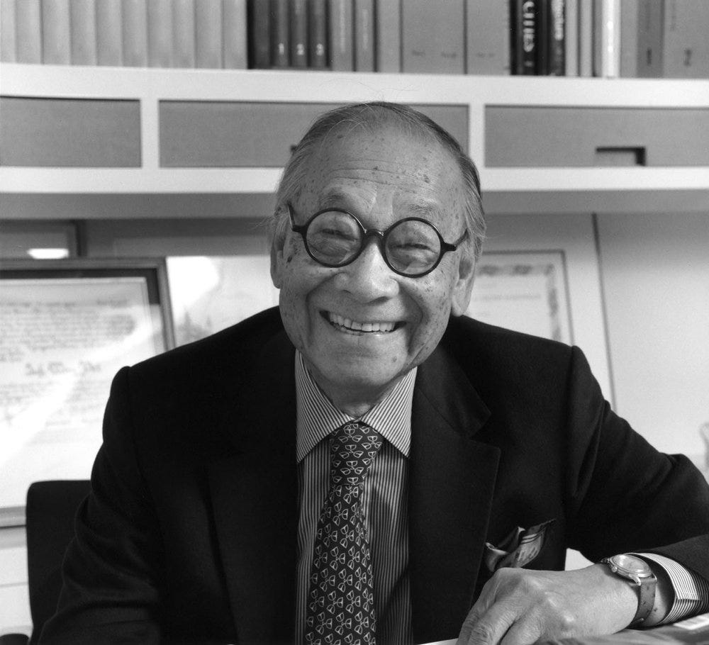 貝聿銘肖像|來源:Victor Orlewicz / Pei Cobb Freed & Partners 貝聿銘肖像|來源:Victor Orlewicz / Pei Cobb Freed & Partners