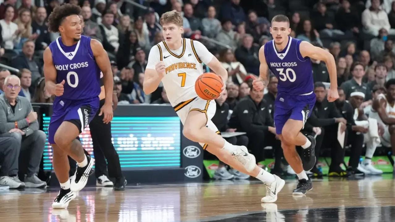 Men's Basketball Defeats Holy Cross, 89-79, To Open The 2025-26 Regular  Season - Providence College Athletics