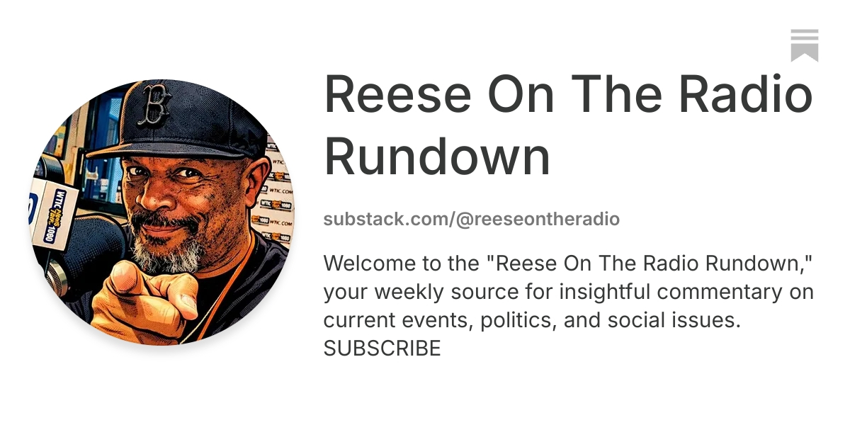 Reese On The Radio Rundown | Substack
