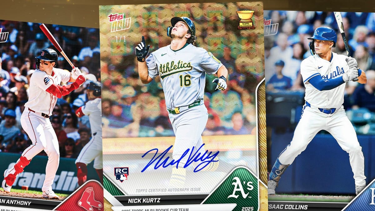 Topps Now Rookie Cup Team Set