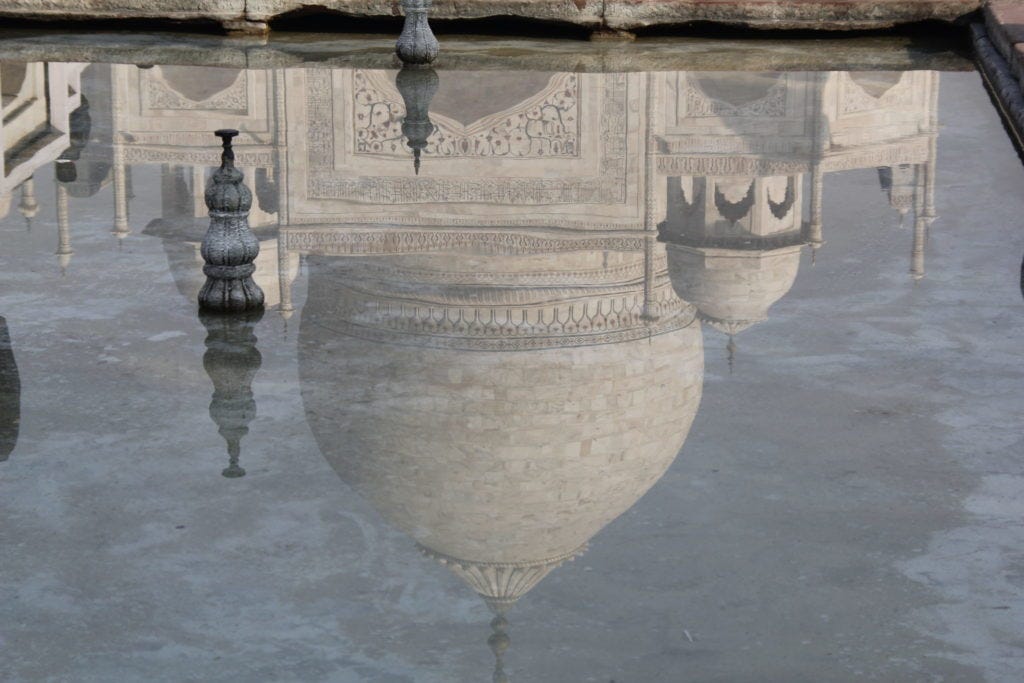 Taj Mahal, Spiegelung, reflection, India, Agra, garden, Garten