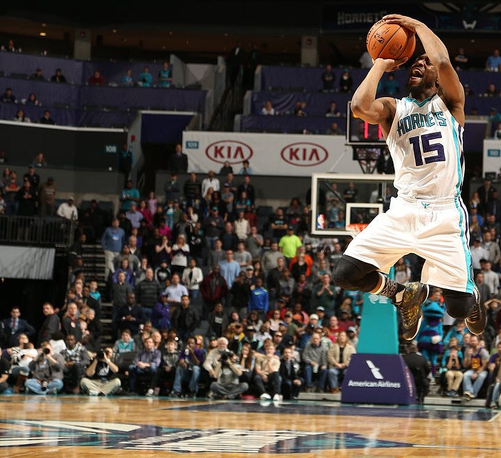 Kemba Walker in the Jordan Super Fly 4 BHM. Via SI