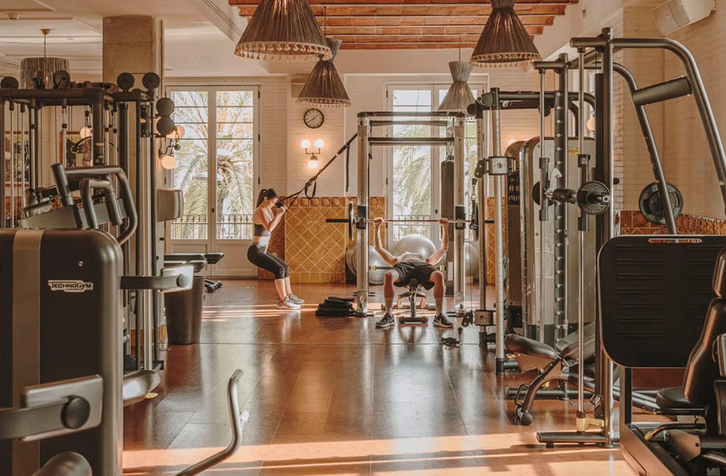 Soho House Barcelona gym Soho House Barcelona gym