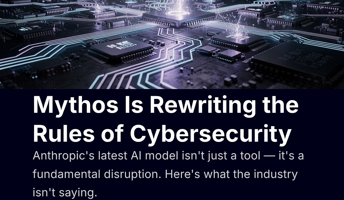 How Mythos Signals Cybersecurity Disruption