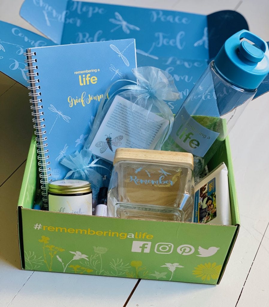 Remembering a Life Self Care box Remembering a Life Self Care box