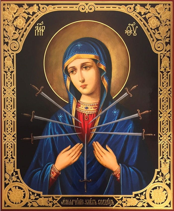 The Pierced Heart of the Blessed Virgin Mary – Weird Catholic