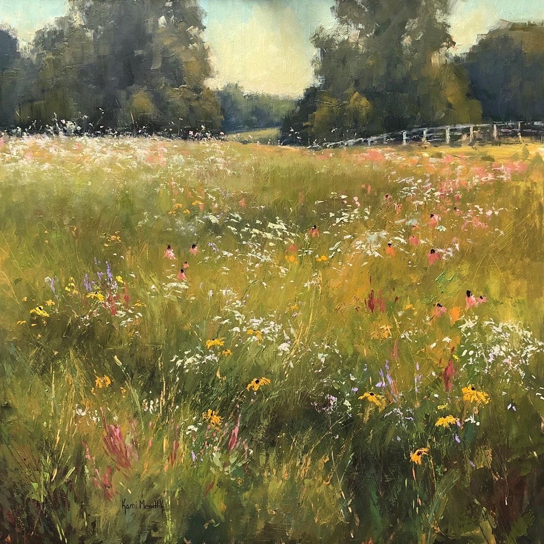 consider the wildflowers