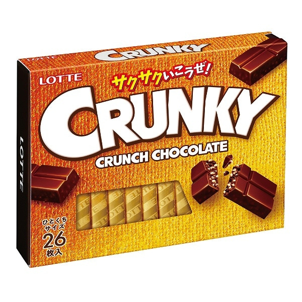 ロッテ　クランキー　エクセレント　チョコレート　２６枚×６個-激安お菓子の通販卸問屋　いいお菓子ドットショップ