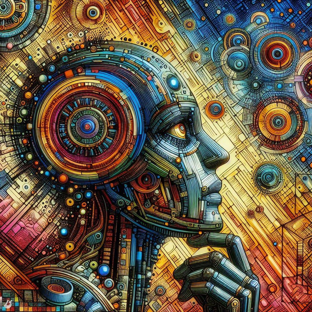 artificial intelligence in the artistic style of Jack Kirby
