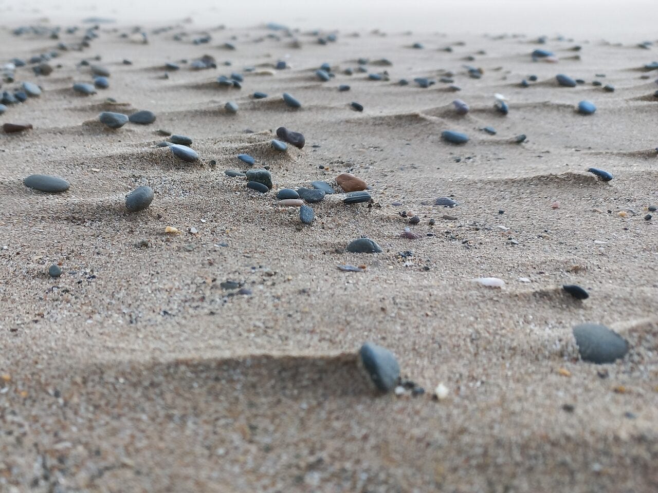 Pebbles on the beach