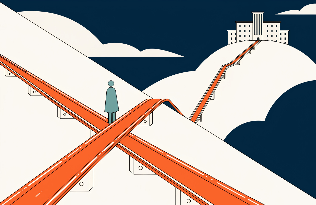 Two cost curves. One crossing point. Which side is your property on?