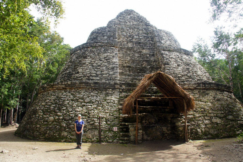 An old ruin near Tulum.