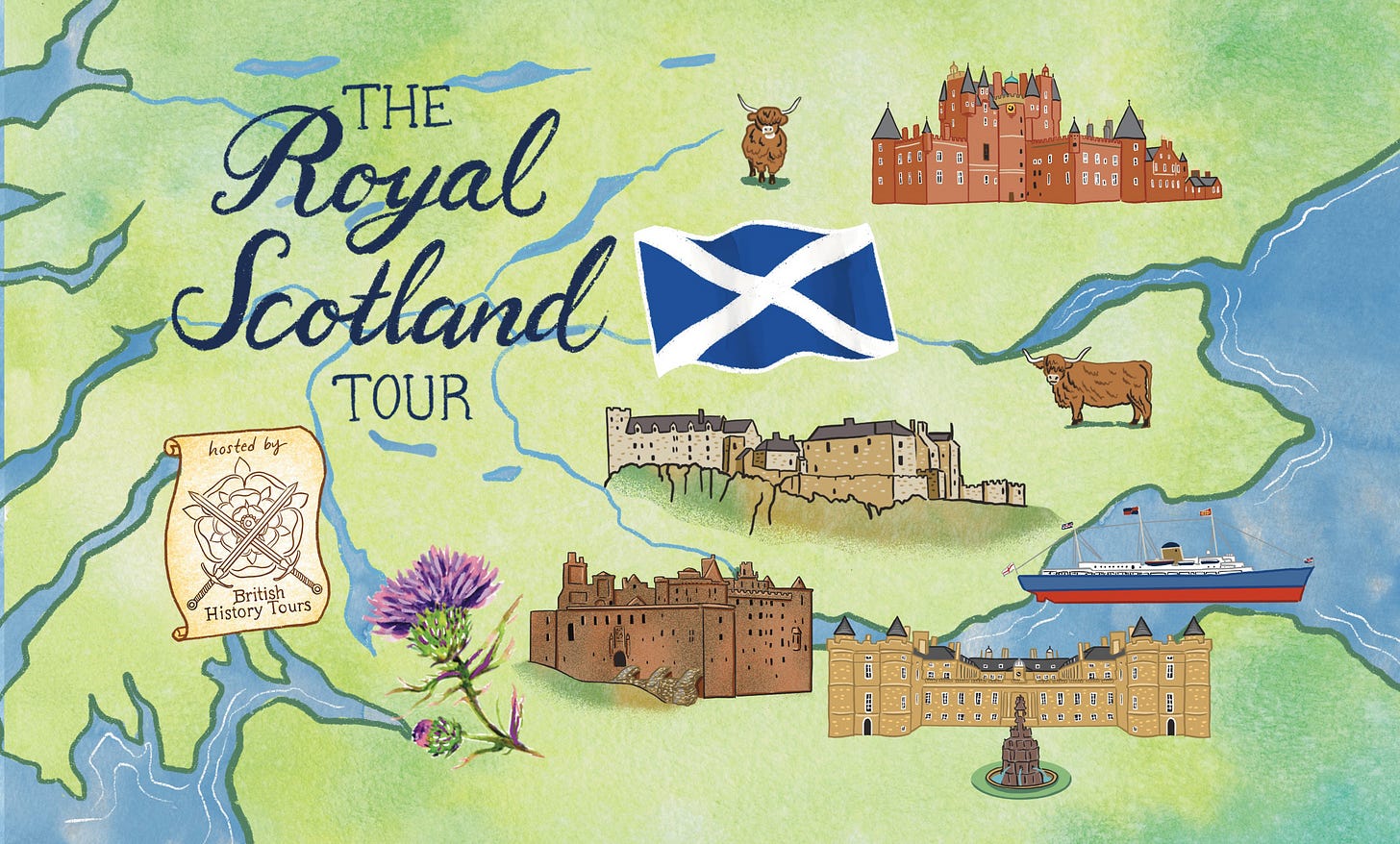 The Royal Scotland Tour October 2026 Logo