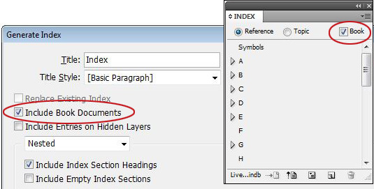 Advanced Live Index Features in InDesign