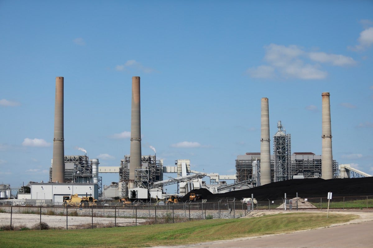 The WA Parish Generating Station in Fort Bend County on June 25, 2023.