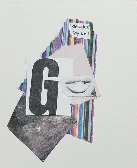 Mixed media collages & drawings, 2021-2024