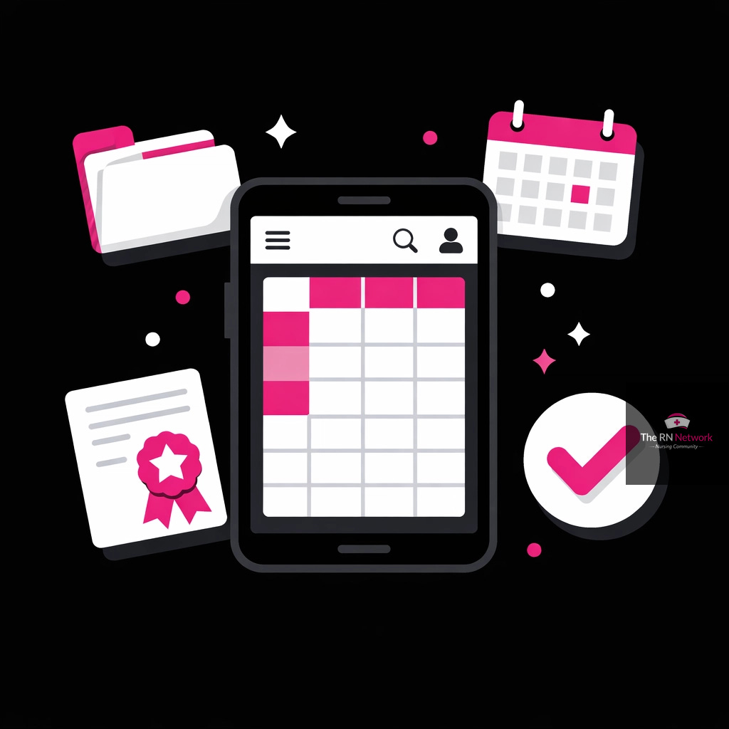 Digital tracking system for organizing nursing CE credits and certificates Digital tracking system for organizing nursing CE credits and certificates