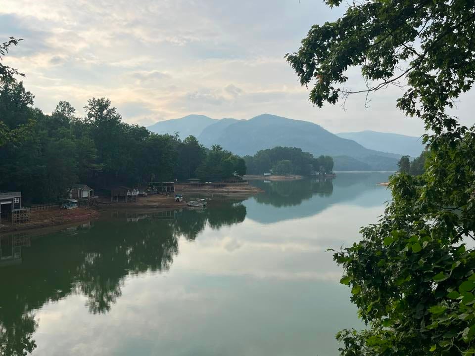 May be an image of lake