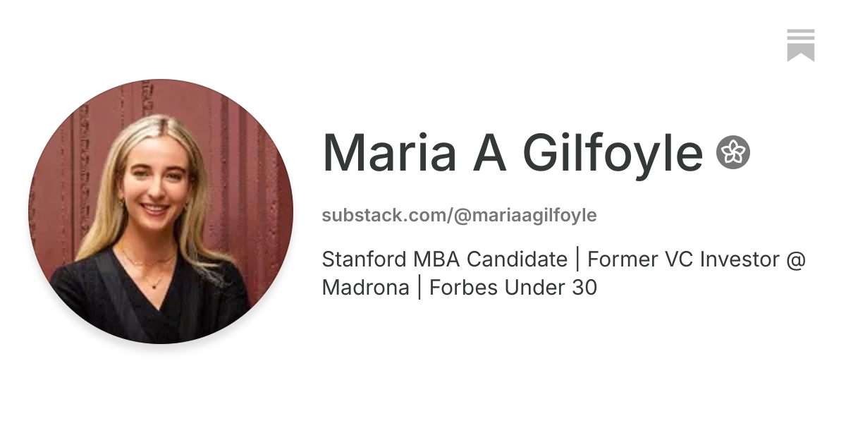 Maria A Gilfoyle | Substack