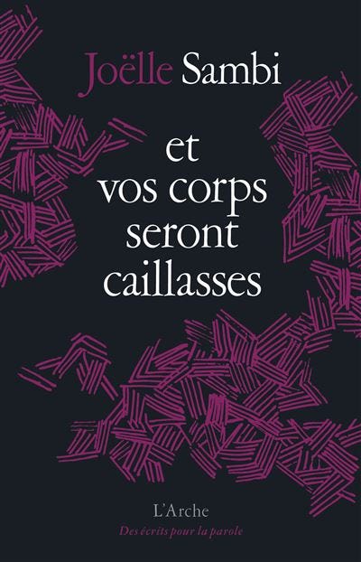 Et vos corps seront caillasses - 1