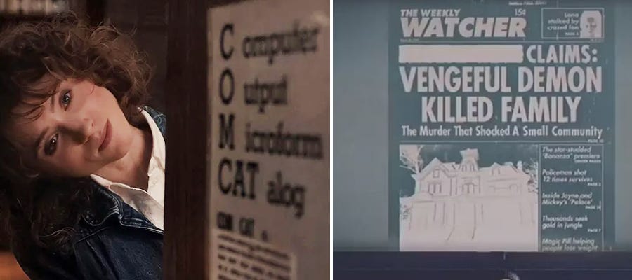 Nancy and microfiche Stranger Things | rmrk*st | Remarkist Magazine