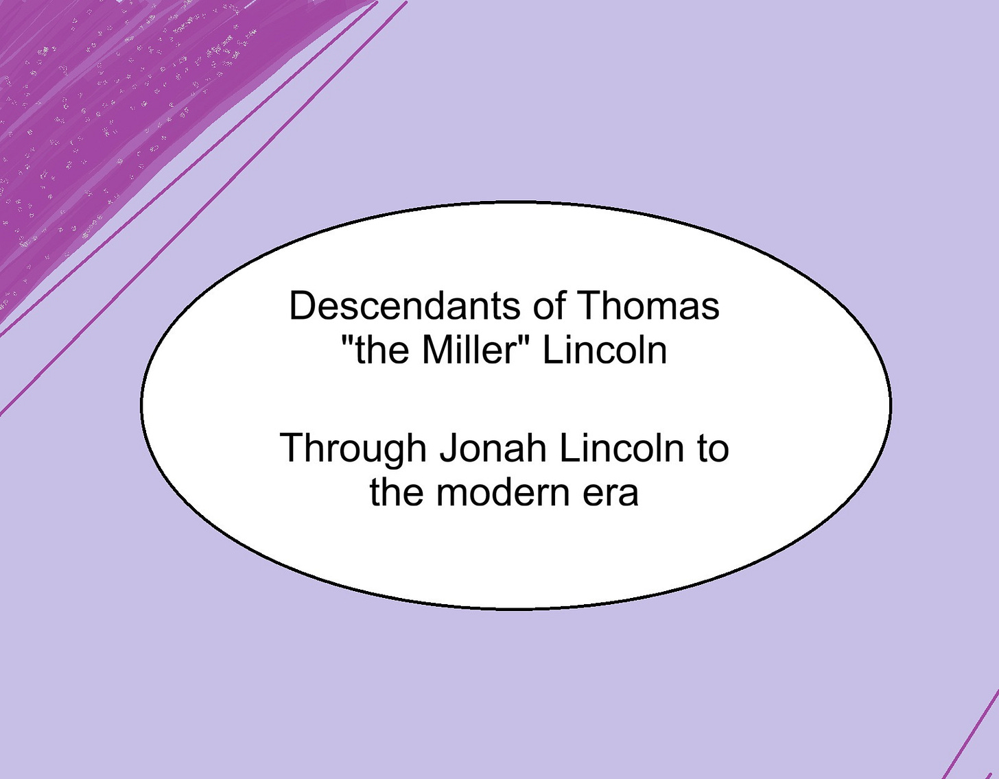 descendants of thomas the miller lincoln through jonah lincoln to the modern era by alicia prater