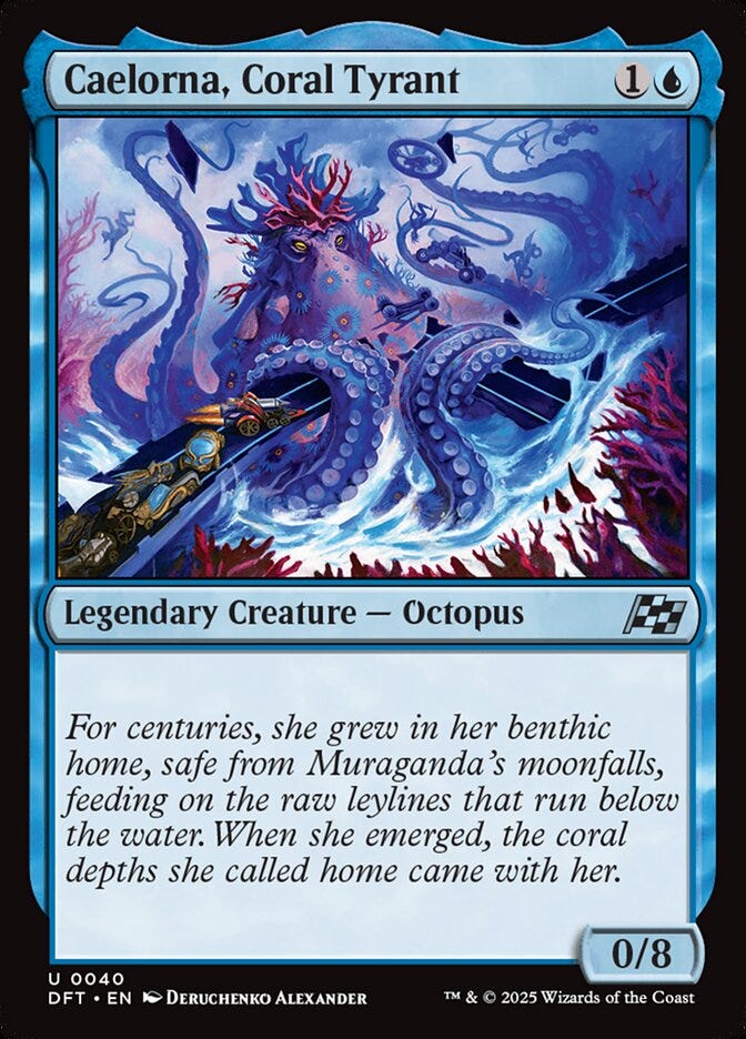 Caelorna, Coral Tyrant (Aetherdrift #40)