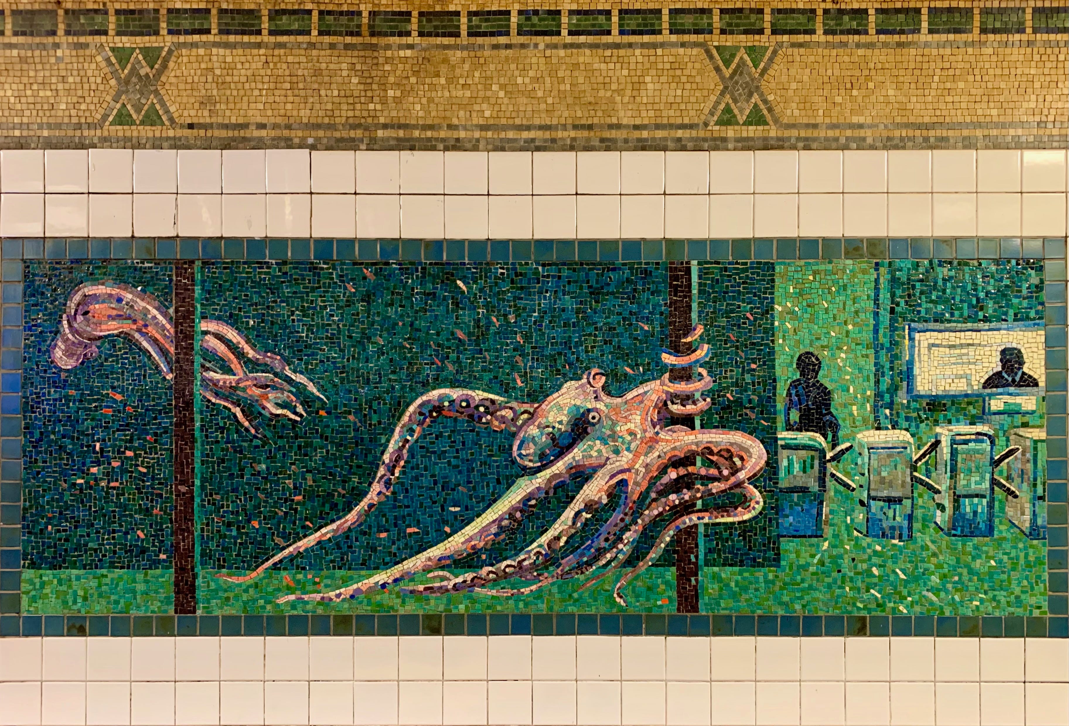 アート/エンタメ/ホビー Underground Houston Street Station - by Adrian Brune - Underground Art