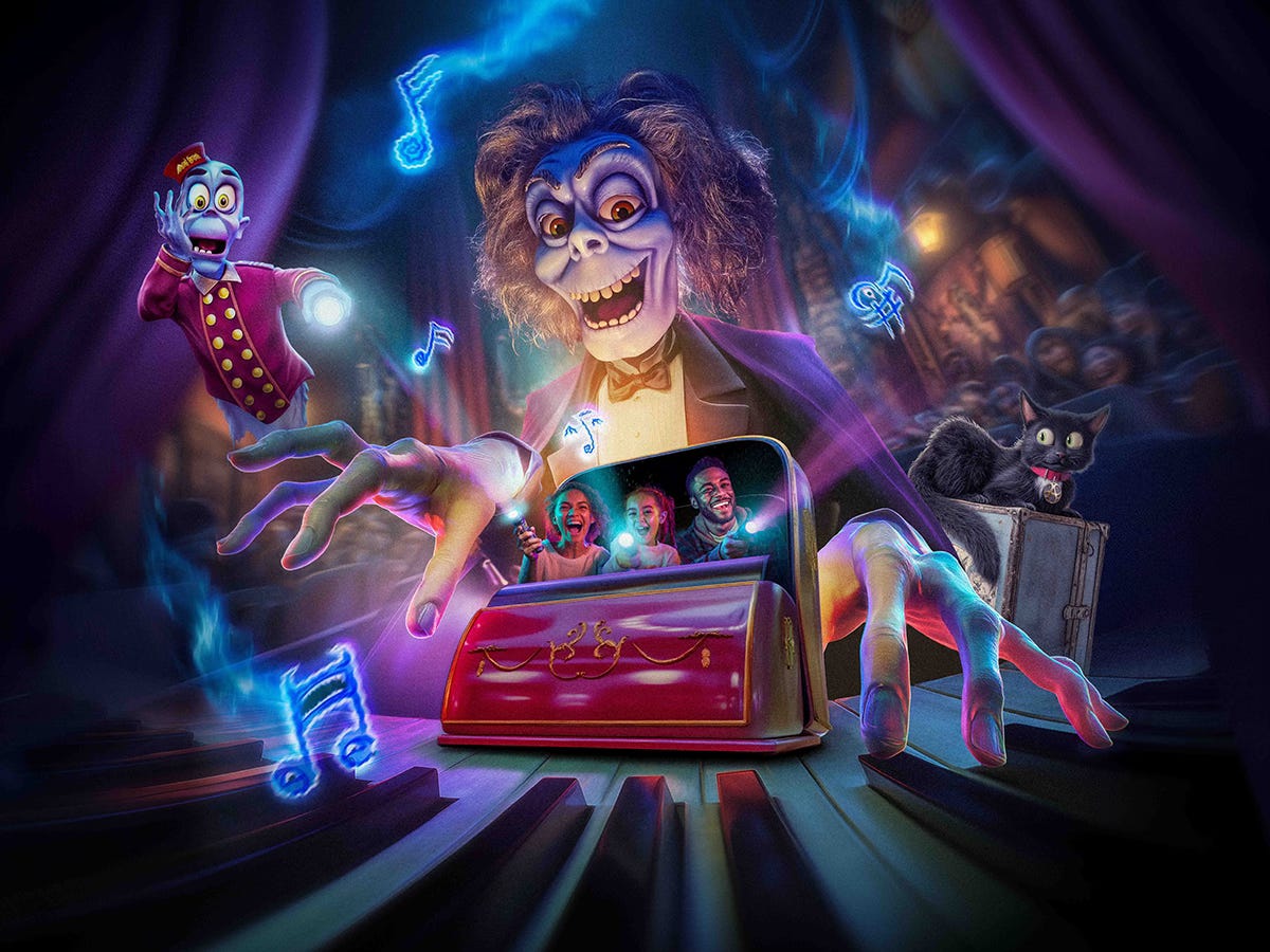 Preview of Phantom Theater Opening Nightmare ride at Kings Island