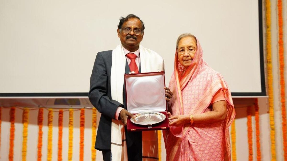 ISRO Chief Dr. V Narayanan Honoured with GP Birla Memorial Award