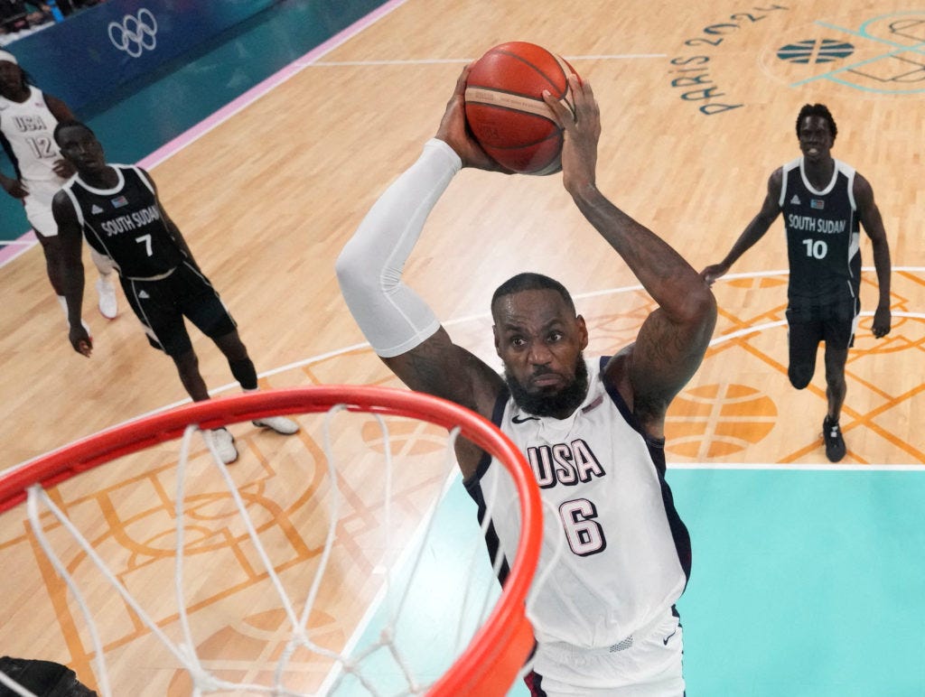 Basketball - Men's Group Phase - Group C - United States vs South Sudan
