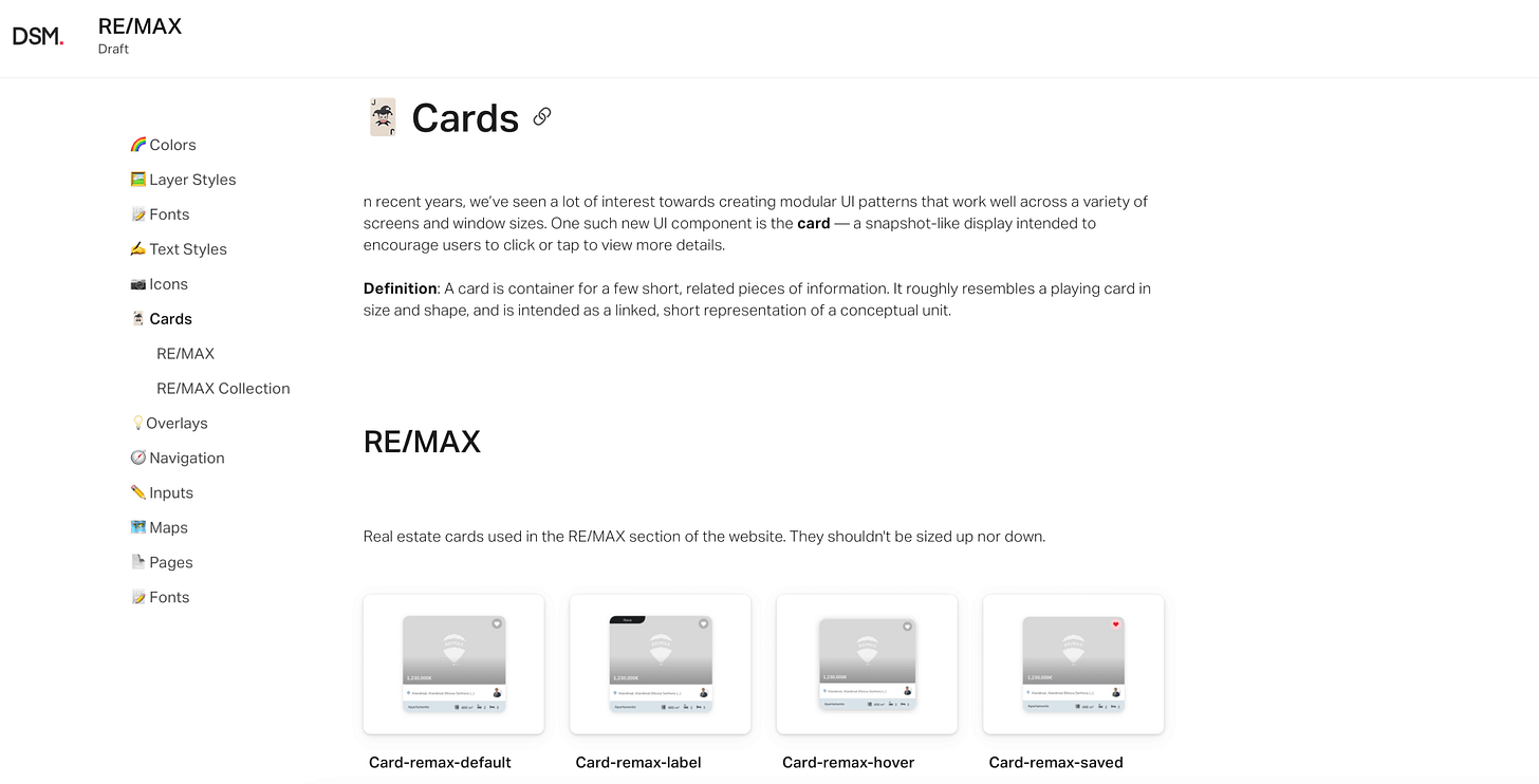 real estate design system designed for Remax